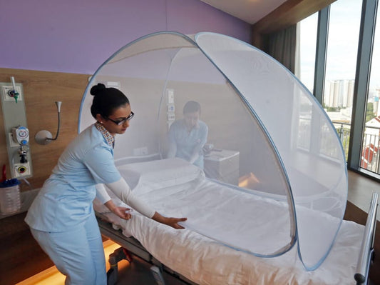 Toldillos en hospitales: cómo protegen a los pacientes vulnerables?